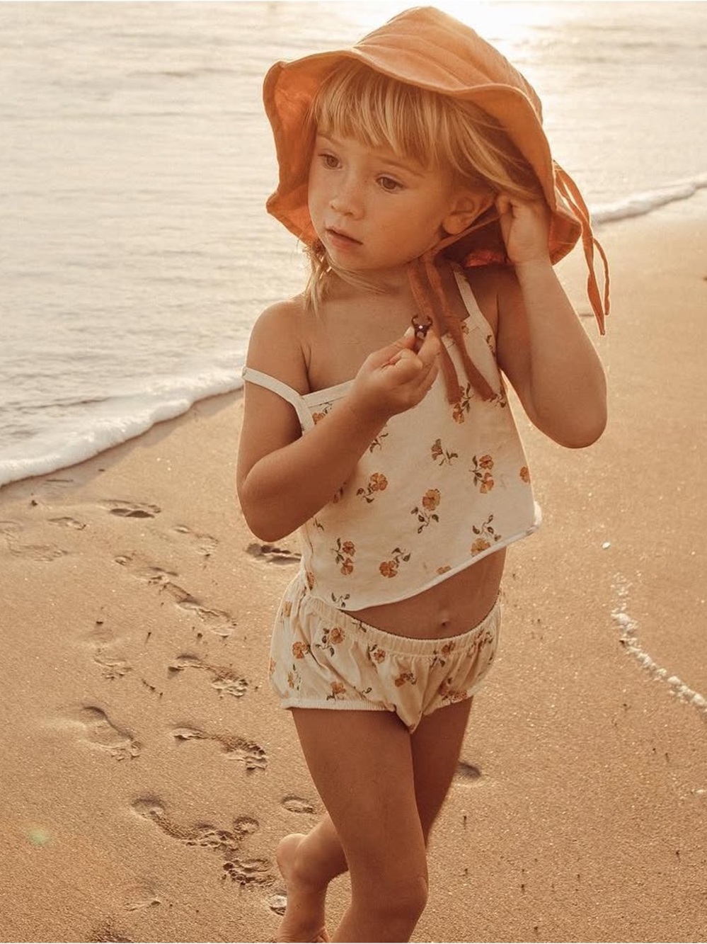 Oak meadow kids sunshine fields yellow floral set summer boho